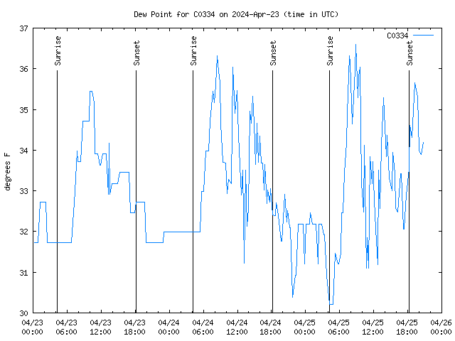 Latest daily graph