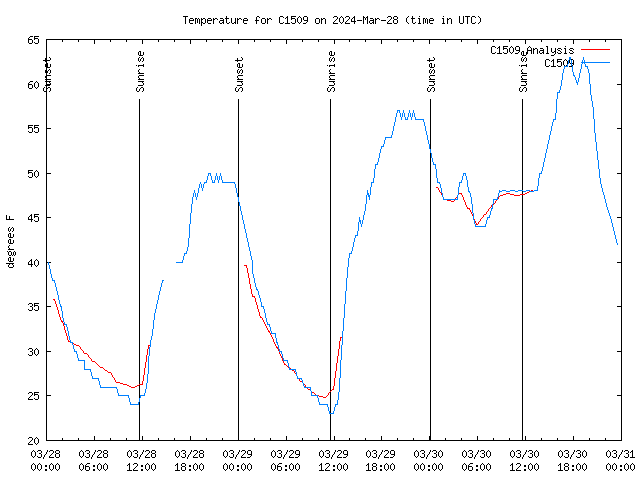 Latest daily graph