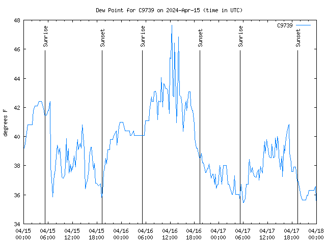 Latest daily graph