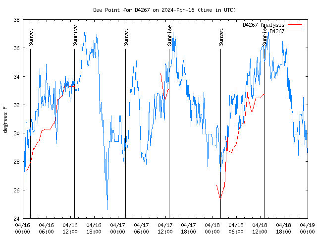 Latest daily graph