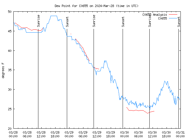 Latest daily graph