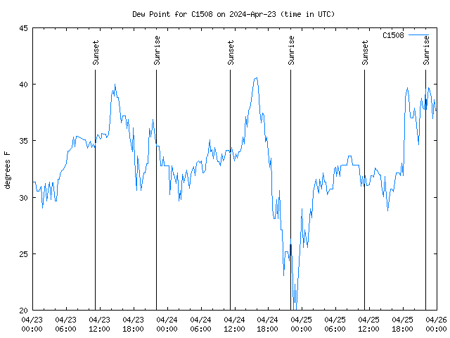 Latest daily graph