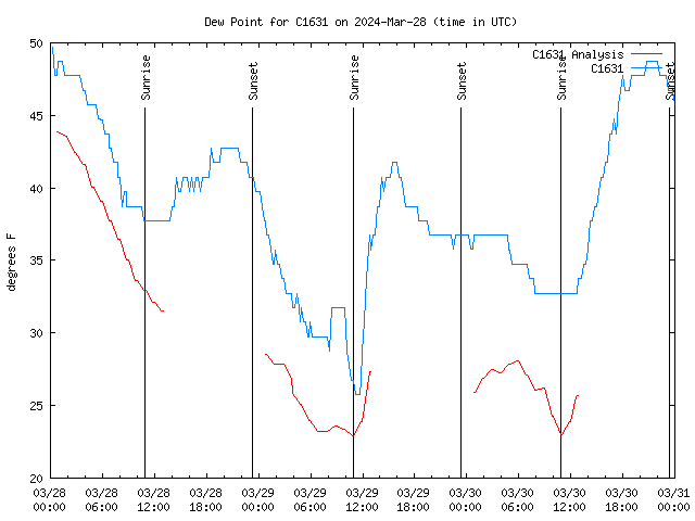 Latest daily graph