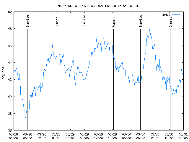 Latest daily graph