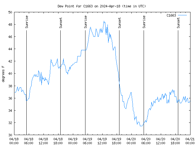 Latest daily graph