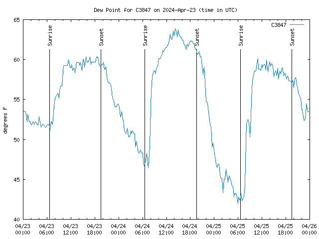 Latest daily graph