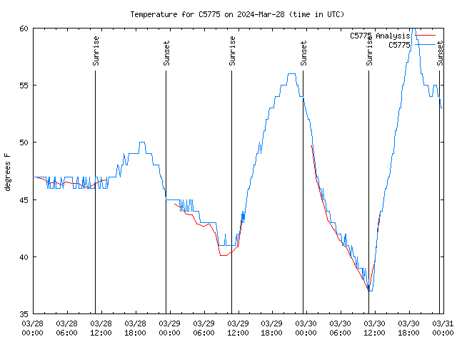 Latest daily graph