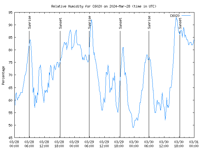 Latest daily graph