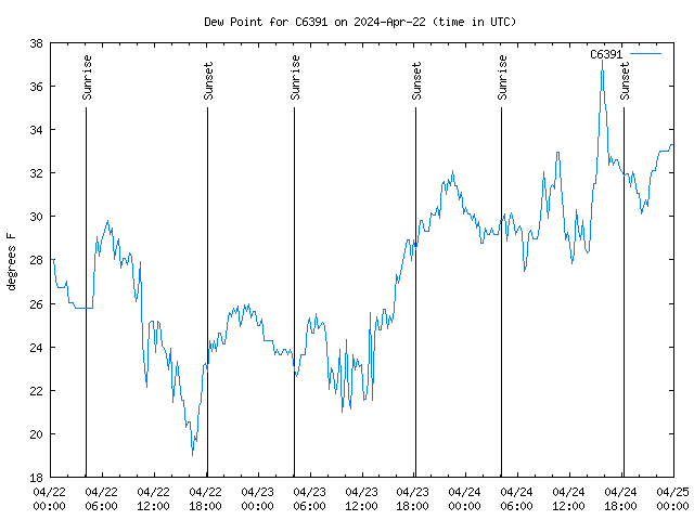 Latest daily graph