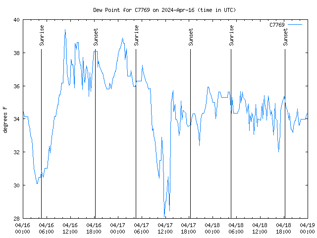 Latest daily graph