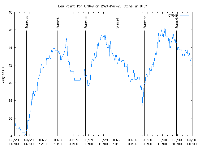 Latest daily graph