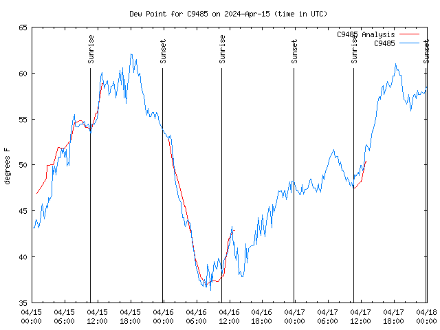 Latest daily graph