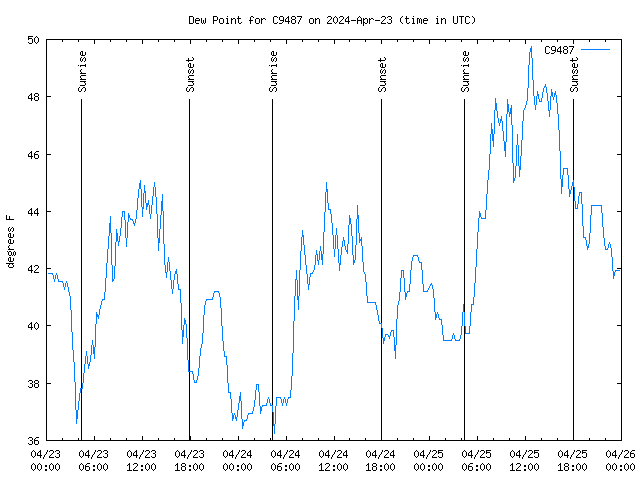 Latest daily graph