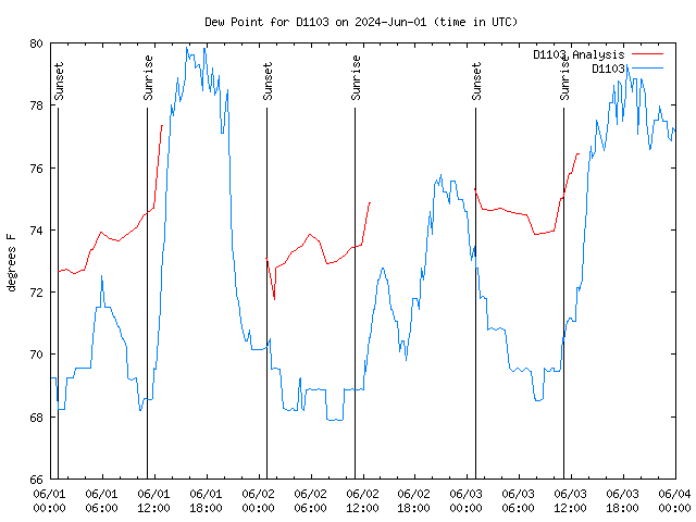 Latest daily graph