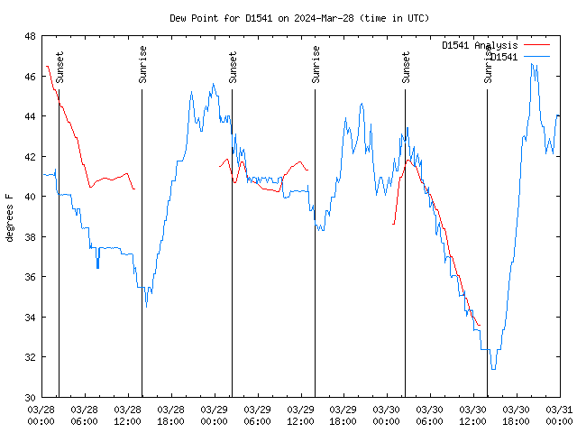 Latest daily graph