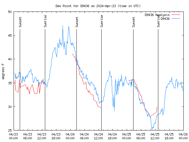 Latest daily graph