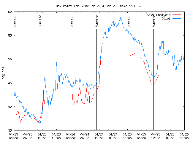 Latest daily graph